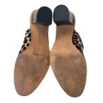 Rebecca Minkoff EUC Leather Calf Hair Heeled Mules Size 9 Photo 6