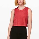 Lululemon  Muscle Love Crop Tank *Fade in Washed Brick Rose W1BP9S Photo 0
