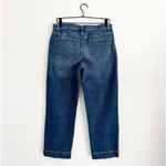 Eileen Fisher Organic Relaxed Straight Leg Cropped Blue Jeans Size 6 Photo 2