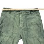 Free People  Stormbringer Green Distressed Utility Straight Leg Pants Sz 29 Boho Photo 7
