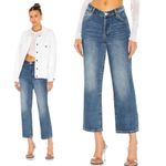 BLANK NYC  The Baxter Jeans 26 Ribcage Straight in No Shade Here Crop NWT Photo 1