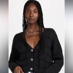 Ba&sh  Grey Harold Wool Cashmere‎ Cardigan Sweater-NWT L Photo 1