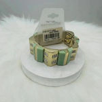 Light Jade Green Rhinestones Chunky Bracelet Photo 3