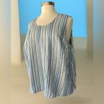Maggie Barnes NWT! Multicolor Striped Tank Top Size 3X Photo 1