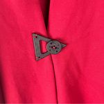 IC By CONNIE K Red Single Front Closure Long Sleeves Blazer Jacket, Size… Size L Photo 4