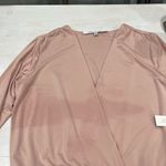 Lovers + Friends Love Happy Cocktail Wrap Dress Pink Long Sleeve Med new w tags Photo 1