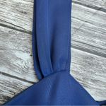 Handmade Homemade Womens Sleeveless Sweetheart Neckline Dress M Med Medium Blue Black Zip Photo 4