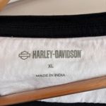 Harley Davidson Black Yellow Long Sleeve Crew Women's XL Biker Motorcycles Photo 4