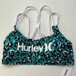 Hurley NWT Two piece Bikini Swimsuit, Animal Print 1x Photo 1