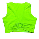 AEVZIV Sexy Crop Tops Sleeveless Deep V Neck Workout Tops Plunge Ring Photo 1