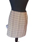 CAbi  Brown Plaid Pastime Skirt – Size XS Photo 4