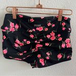 PINK - Victoria's Secret Victoria's Secret Pink Sport Floral Shortie Swim Active Running Brief Small Photo 1