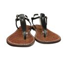 Sam Edelman  Gigi Flat Leather T-Strap Thong Slingback Ankle Strappy Sandals Sz 7 Photo 6