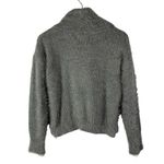 Pink Rose Gray Eyelash Knit Turtleneck Sweater S Photo 2