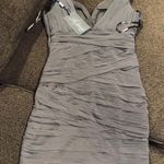 La Femme Short V-Neck Prom Dress Photo 2