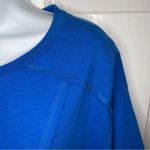 NouveauMonde Women's Cotton Casual Tshirt Royal Blue Dress Mini Tiered S Photo 2