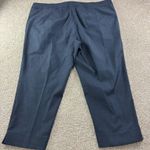 Lane Bryant Lane Bryan Womens Pants Size 28W Blue Zip Pocket Cropped Casual Stretch Career Photo 0