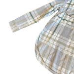 Panache Apparel Grey Plaid Button Photo 4