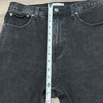 Abercrombie & Fitch Ankle Straight Ultra High Rise Destructed Black Jeans 30 Photo 6