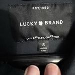 Lucky Brand Title:
 Women’s Black Utility Jacket Size Small Distressed Faded Photo 4