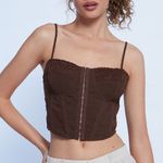 PacSun Brown Corset Photo 0