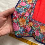 Red and floral boarder print bandana 0796 Photo 1