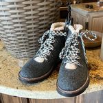 Madden NYC Hiking Boots Lace Up Side Zip Gray Womens 9 Shoes Photo 1