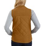 Carhartt Women's Rugged Flex® Relaxed Fit Canvas Insulated Rib Collar Vest Photo 9