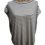 Lulus Womens‎ Size XL Flair for the Dramatic Ivory Striped Muscle Tank Top Photo 0