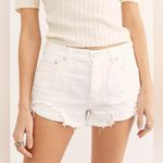 We The Free We‎ The Free by Free People Women’s Sz 26 White Denim Raw Edge Shorts Photo 1