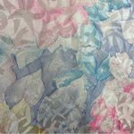 Mary McFadden Nightgown Dress Vintage Pastel Floral Muumuu Pleated Watercolor Pink Size undefined Photo 10