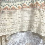 Umgee USA Boho Kimono Cardigan S/M Crochet Lace Trim Open Front Boho Cottagecore Photo 10