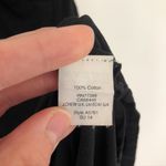 J.Crew Sleeveless Pocket Dress Solid Black V-Neck 100% Cotton Midi Tank Dress Photo 9