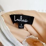 Lulus Lulu’s Beauty and Lace White and Nude Crochet Lace Mini Dress Sz Small Photo 6