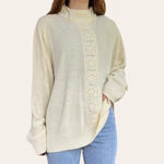 American Vintage Vintage 90s/2000s cream chenille sweater XL Photo 2