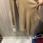 autumn cashmere Cute cozy Cotton by tan camel oversized cardigan sweater ribbed Photo 5
