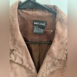 Wet Seal Vintage brown leather jacket size Medium Photo 2