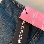 Pretty Little Thing Indigo Blue Denim Bandeau Top Photo 1