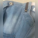 VTG SUSIELADY MOTO Denim Jacket Coat L Blue Faded Distressed Retro Trucker Y2K Size L Photo 5