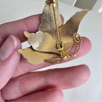 Vintage Cloisonné Butterfly Brooch Pin Estate Jewelry Gold Photo 5