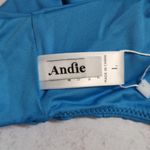 ANDIE 90s High Waisted Bikini Bottom Azul L New Photo 5