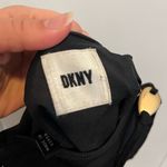 DKNY Black Crossbody Bag Y2K nylon plastic gold details women’s purse zipper Photo 6