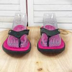 Crocs  Disney Mickey Mouse Thong Flip Flop Sandals Black Pink Womens 8 Photo 1