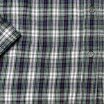 Madewell Flannel Slim Ex-Boyfriend Shirt Green Coltrane Plaid E6002 Size Small Photo 4