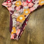 ZARA NWT Floral Print Bikini Bottoms Sz Large Cheeky High Rise Photo 3