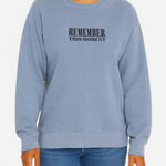 Comfort Colors Taylor Swift Eras Tour Graphic Crewneck Sweatshirt Blue Medium Photo 0