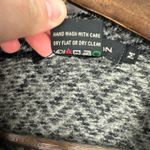 IB Diffusion Mohair Jacket Herringbone Medium Coatagin Dark Academia Old Money Black Photo 4