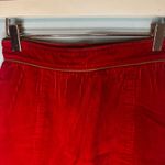 Villager Vintage The  Red Corduroy Skirt – Size 6 Photo 2