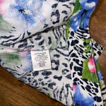 Choices Petites Open Jacket Floral and Animal Print Blue Size undefined Photo 3
