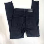 Denim Forum Aritzia The Lola High Rise Skinny Crop Black Jeans 23 Photo 3